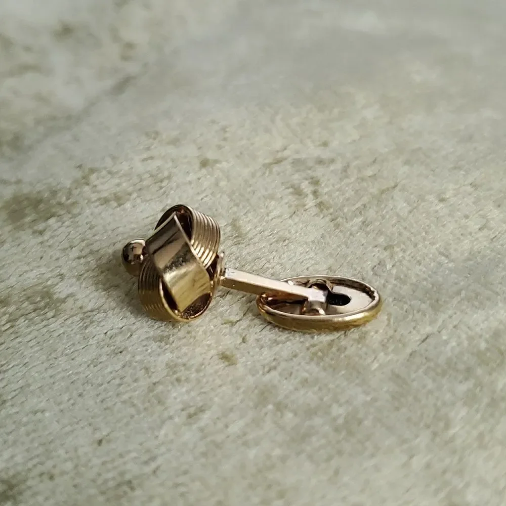 Pierre Cardin | Gold Tone Knot Cufflinks
